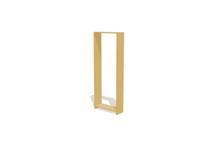 Step 1: assemble central tower outer frame, new parts highlighted
