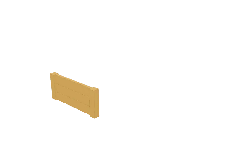 Step 1: assemble the front wall, new parts highlighted